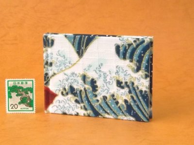 画像2: 東海道五十三次豆本（波濤の赤富士）