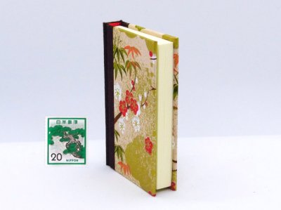 画像4: 和紙表紙の小倉百人一首豆本（松竹梅）