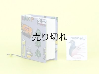 画像5: お散歩豆本ノート200P ４.０×４.５(Go キャンプ！）