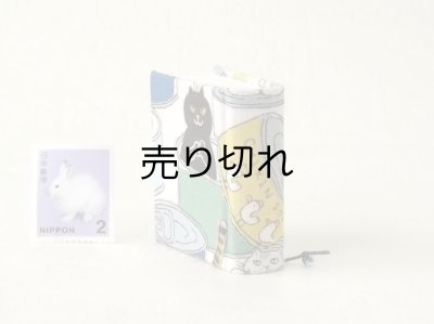 画像4: お散歩豆本ノート200P ４.０×４.５(シャム猫缶）