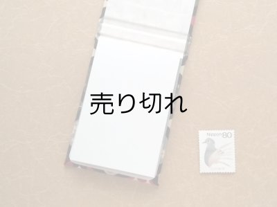 画像2: お散歩携帯メモ帳ミニミニ（つばき小紋）