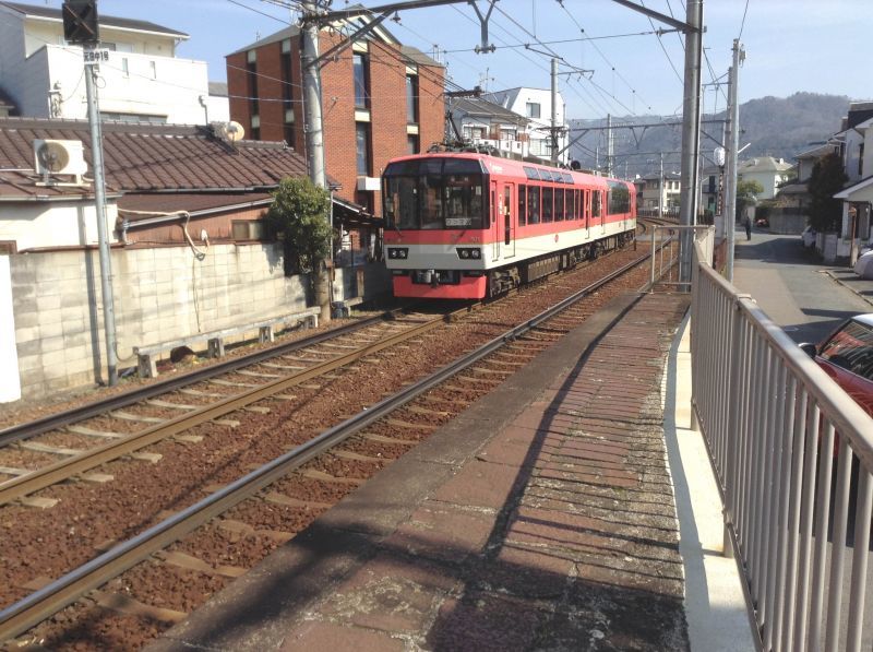 ◎久雄が鉄男君に！？　京都・叡山電車