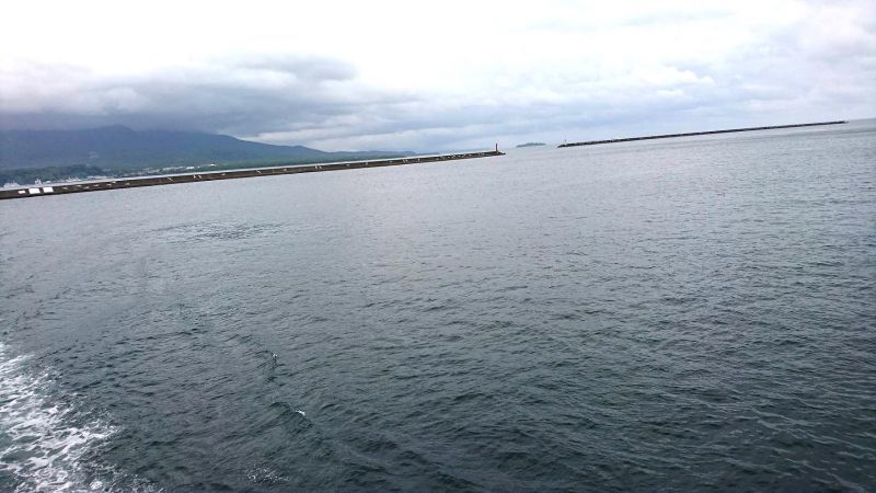 ▲三日前の『桜島』