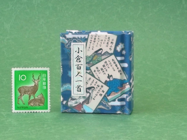 画像1: 【角背】小倉百人一首豆本(夏霞）