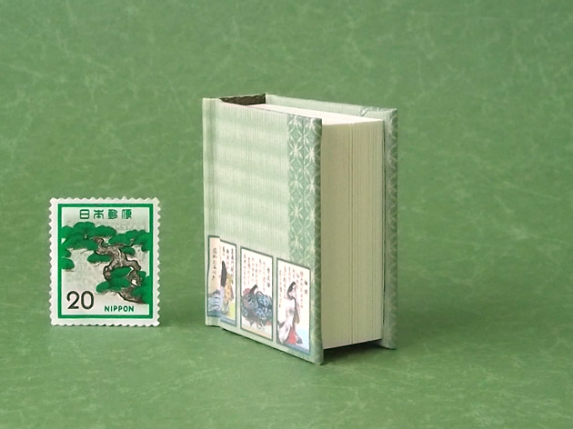 画像4: 小倉百人一首豆本【角背】(畳に７人札）